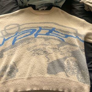 Y2K Graphic Print Sweater